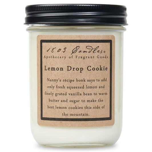 LEMON DROP COOKIE - 14 OZ JAR CANDLE by 1803 Candles