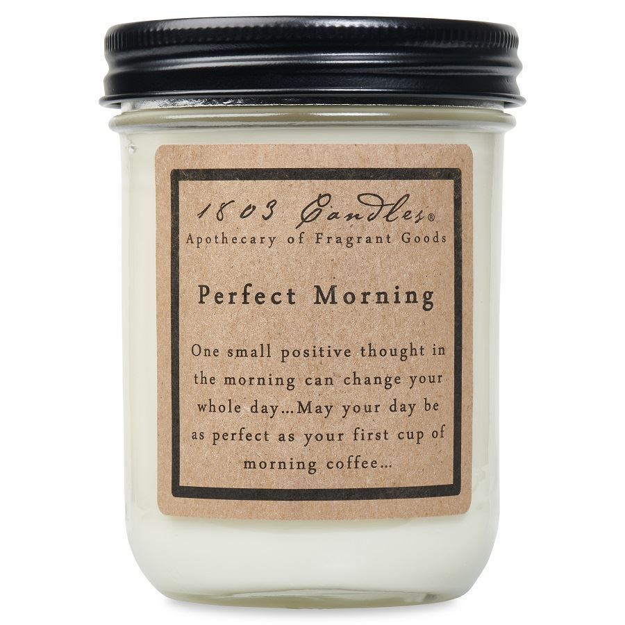 PERFECT MORNING - 14 OZ JAR CANDLE by 1803 Candles