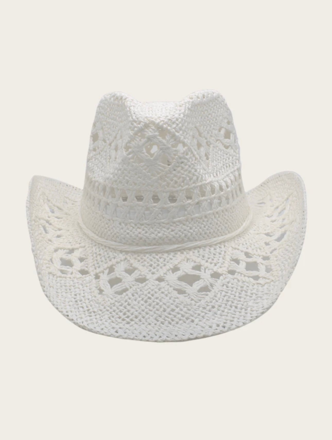 Sunset Shores Coastal Cowgirl Hat – White and Tan Options