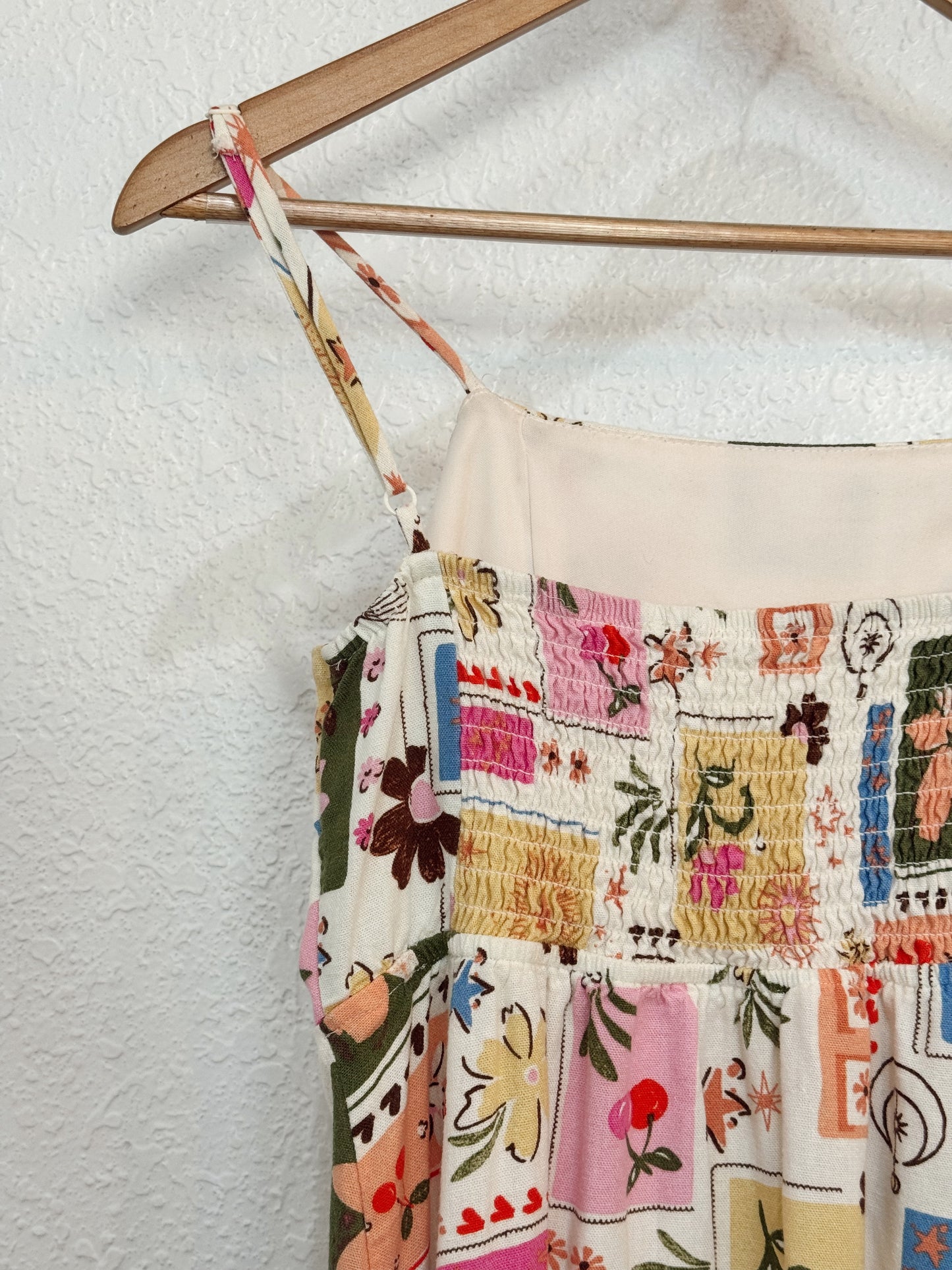 Monteau Floral Patchwork Sundress – XS