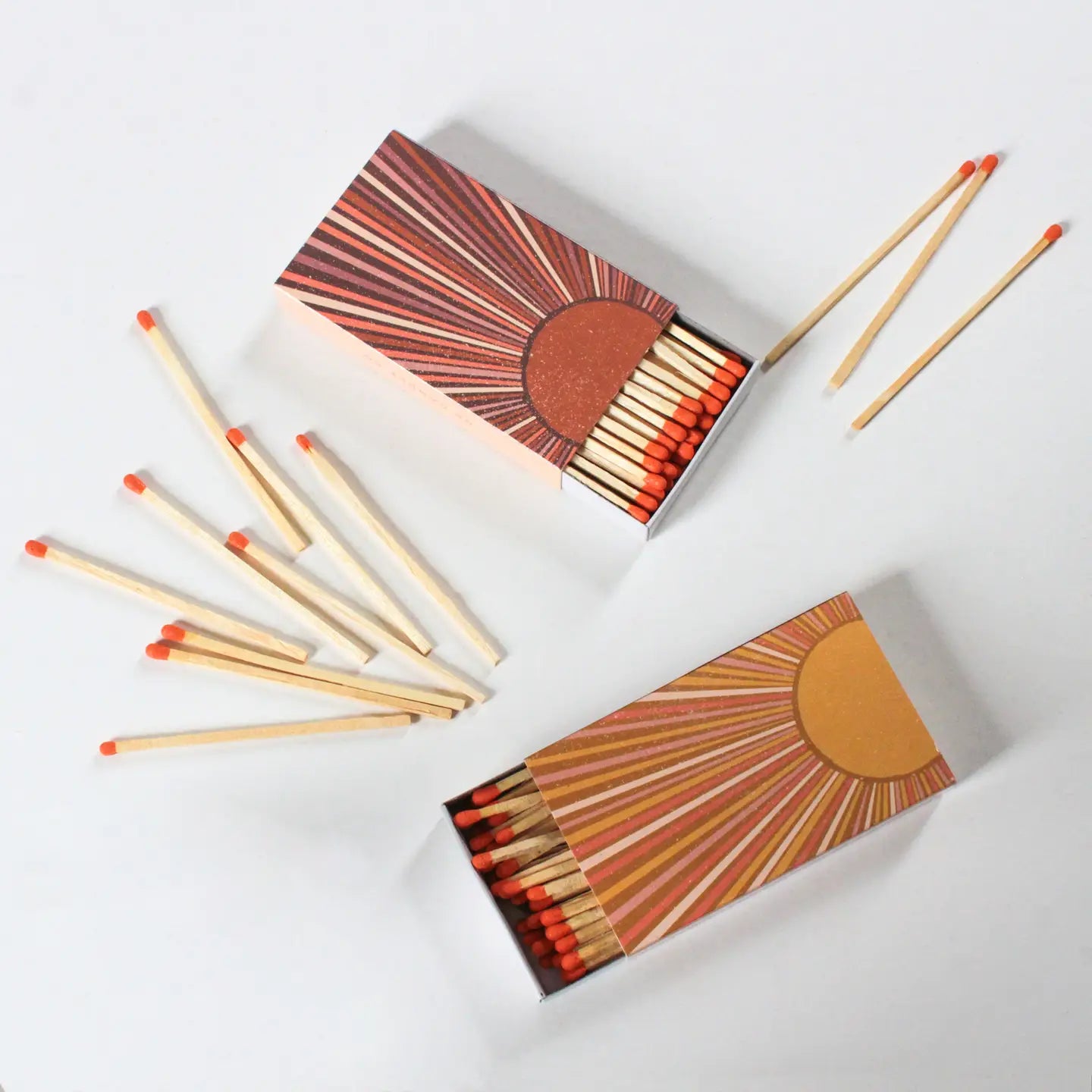 Sunrise + Sunset XL Matchbox – 4” Matches for Cozy Moments | GP Candle Co.