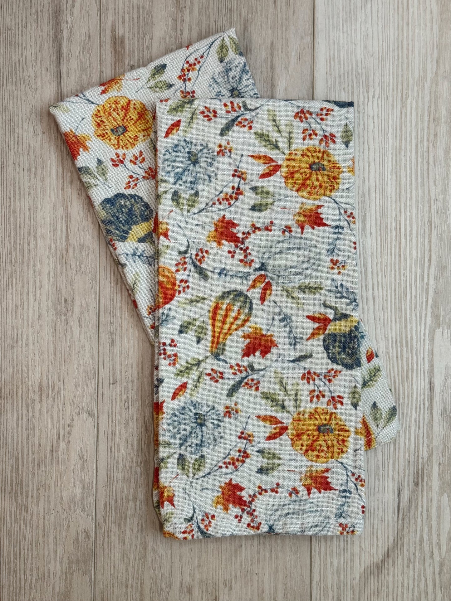 Golden Gourd Cotton-Linen Tea Towel