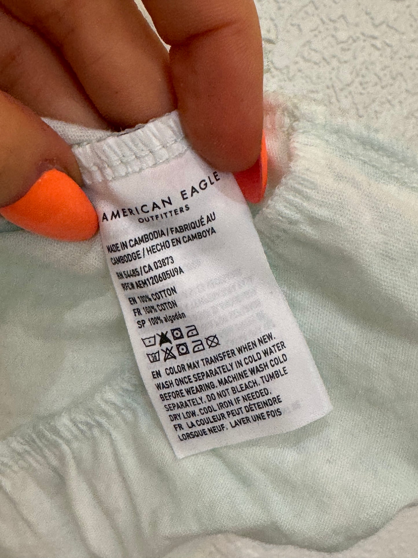 Light Blue Tie-Dye Tank – American Eagle, Size XS (NWT)