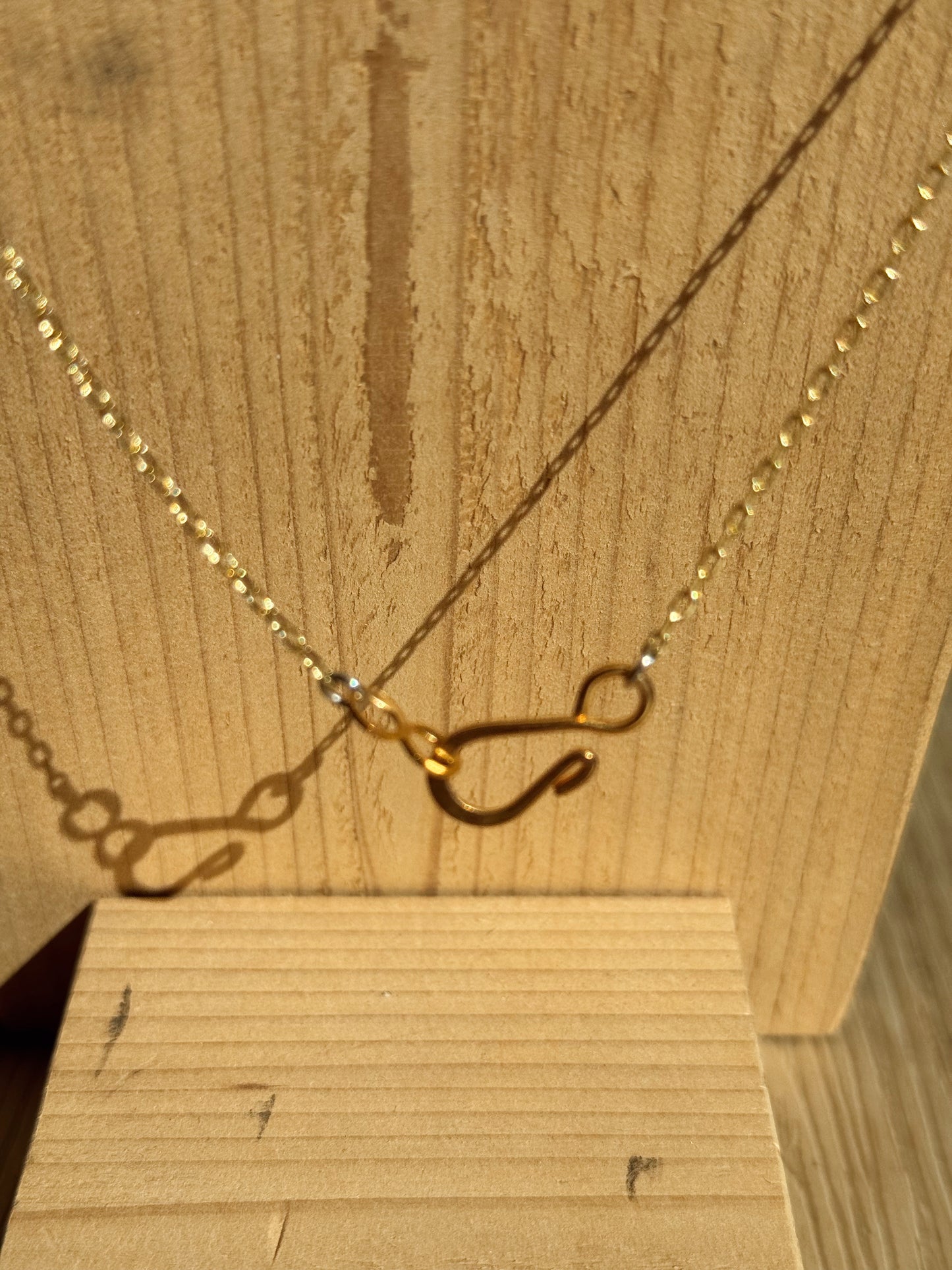 Golden Earth Jasper & Crystal Bar Necklace – by Designer Sarah H Designs