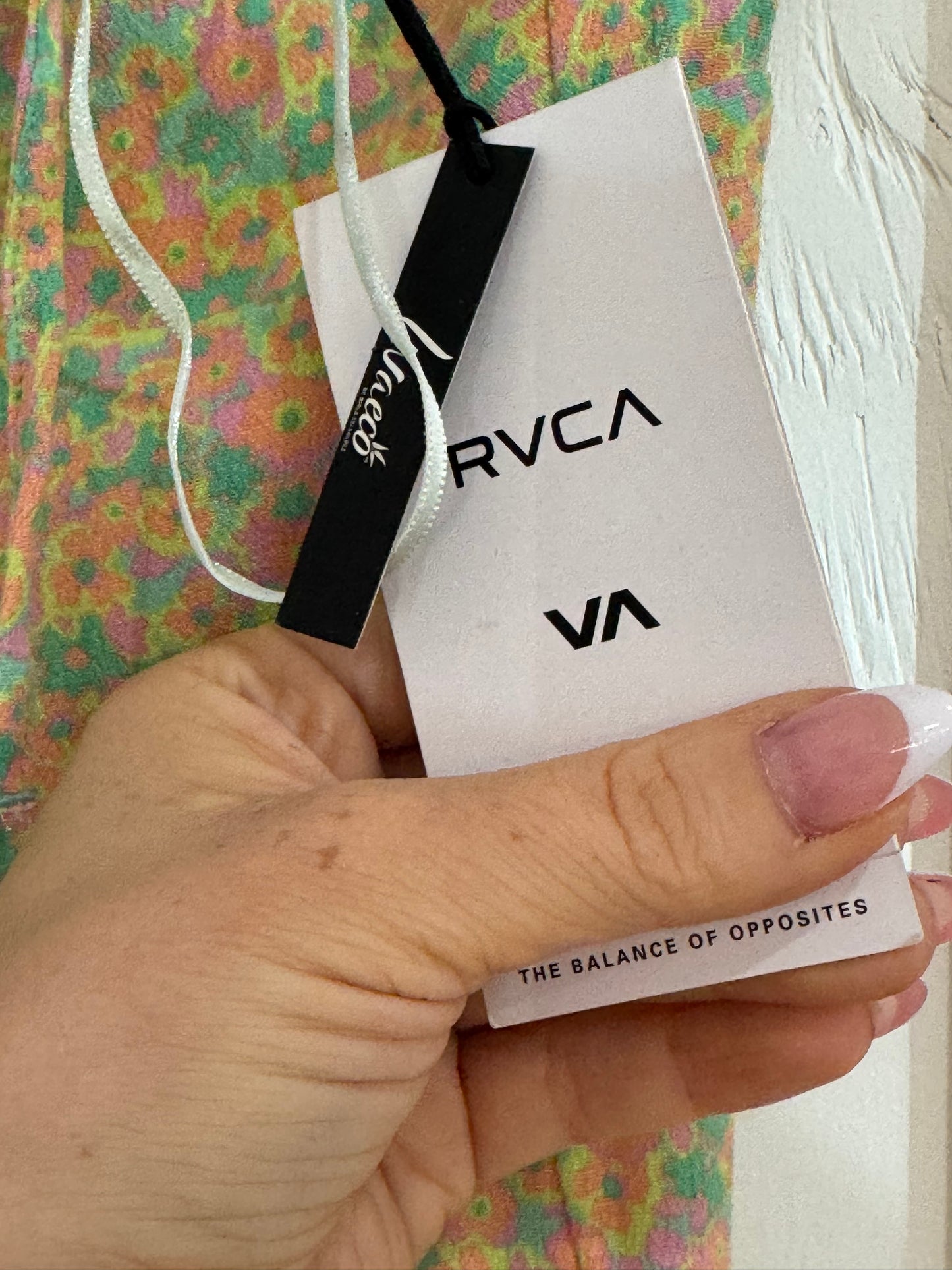 RVCA Floral Slit Midi Dress – NWT, Size Small