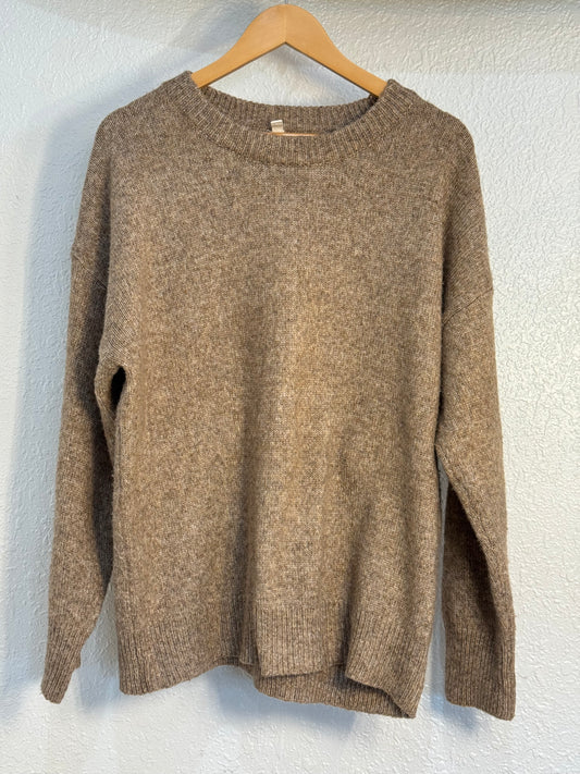 Wishlist Brown Knit Crewneck Sweater – Size L