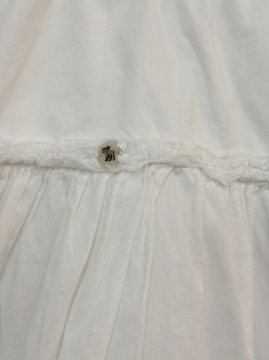 Abercrombie & Fitch White Boho Cotton Mini Skirt – Size Small