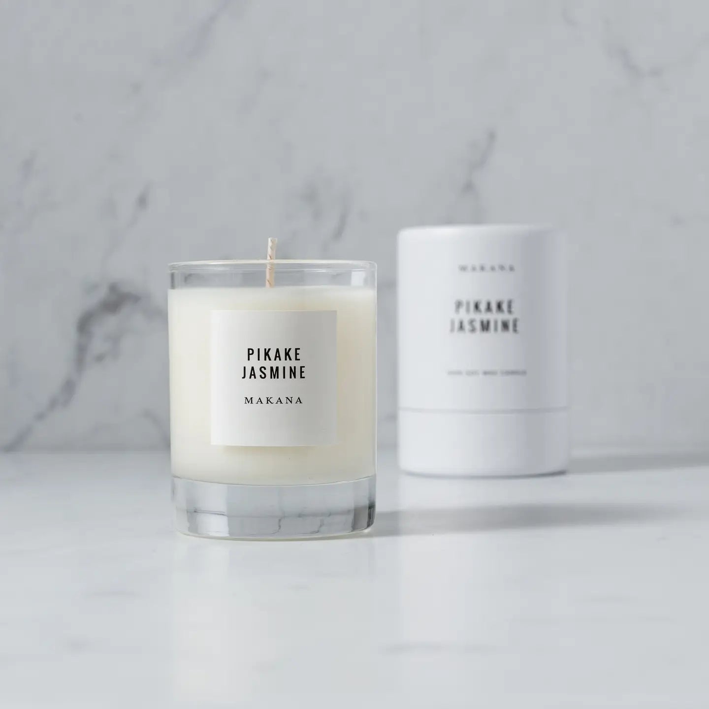 Pikake Jasmine Petite Candle – 3 oz Coconut-Soy Wax | Makana