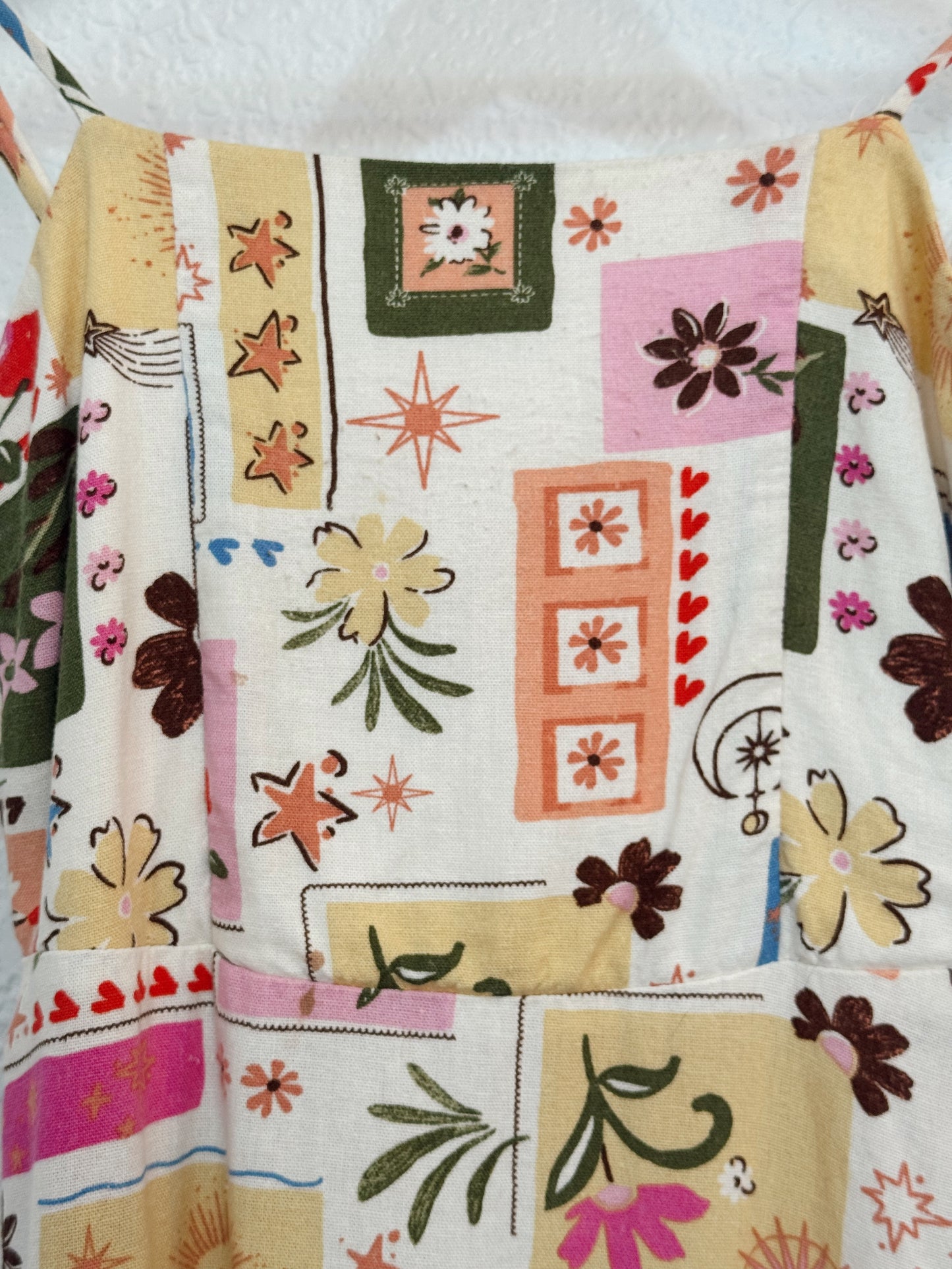 Monteau Floral Patchwork Sundress – XS