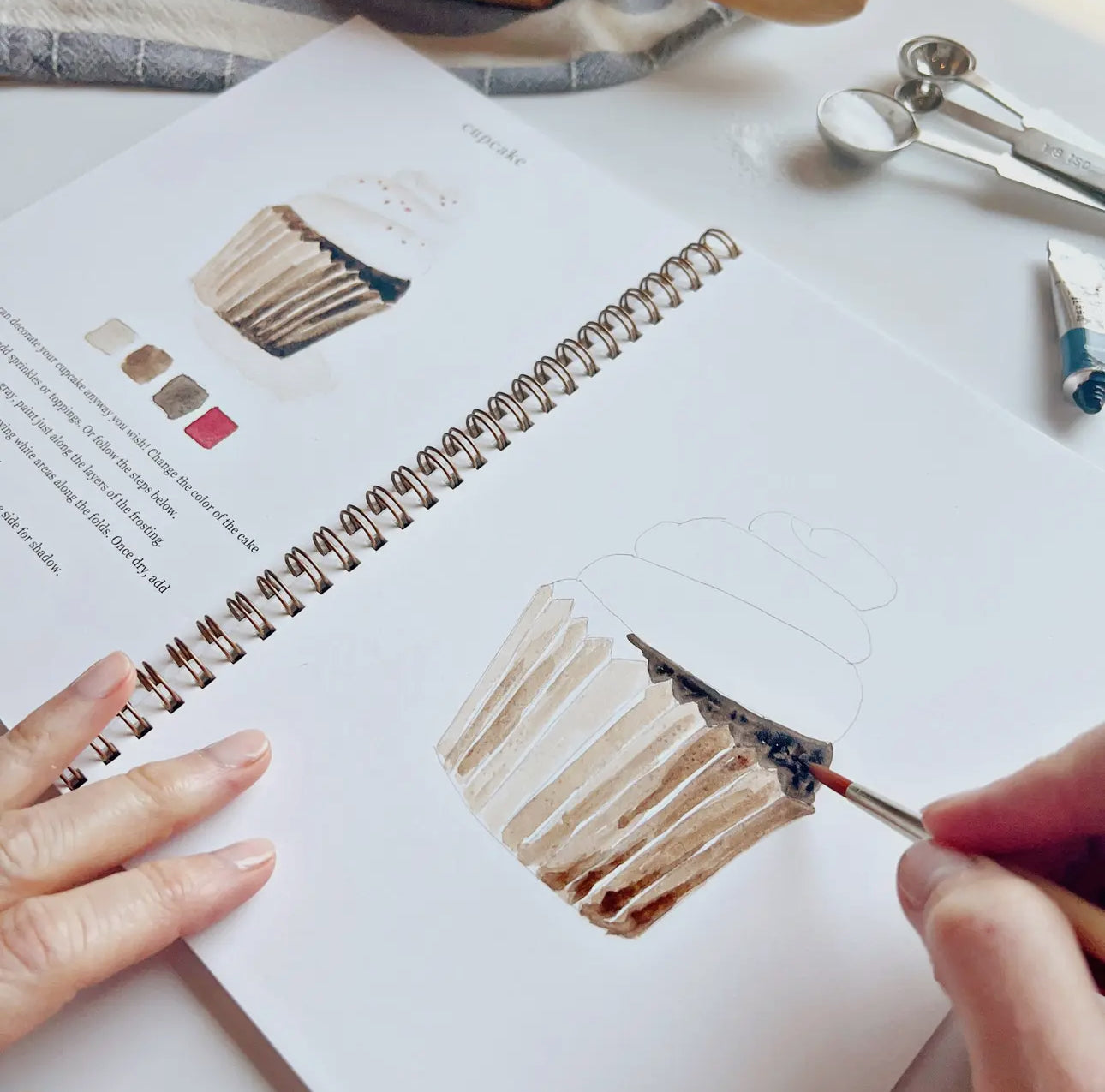 Baking Watercolor Workbook by Emily Lex Studio