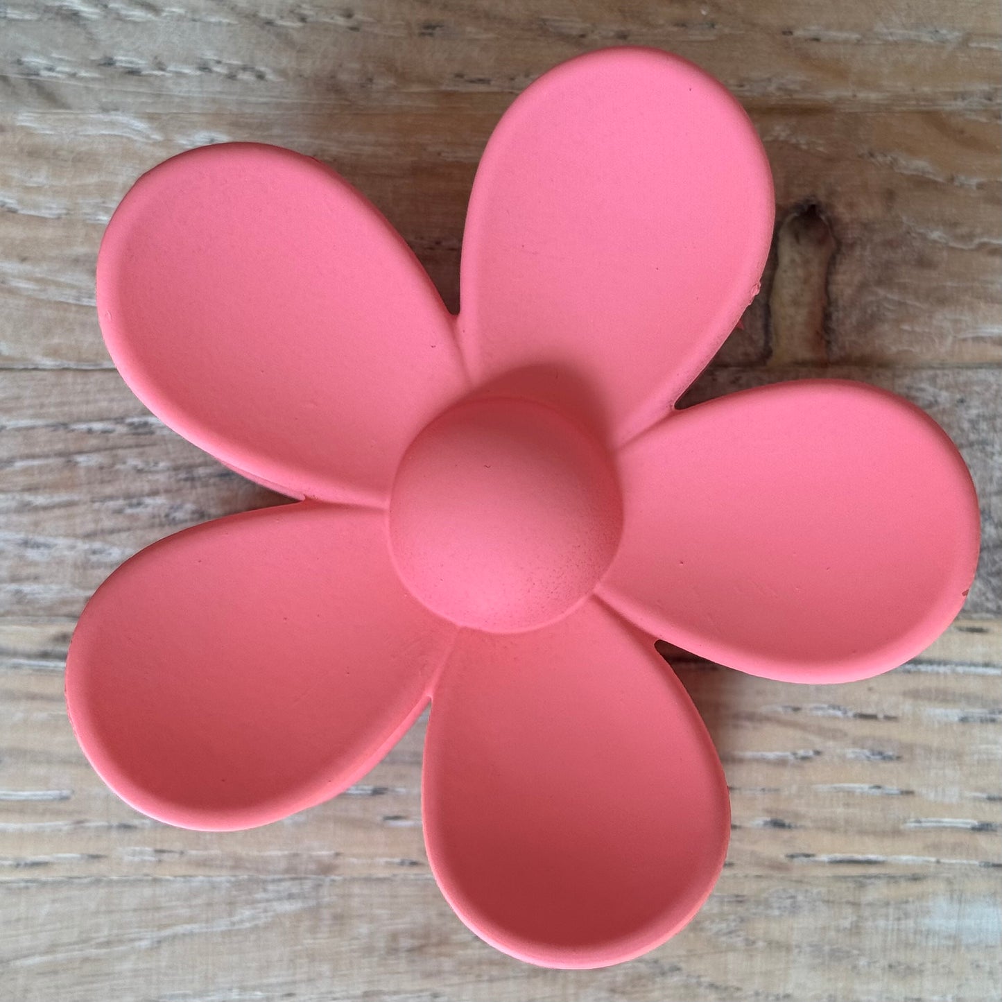 Pink Bloom Flower Claw Clip