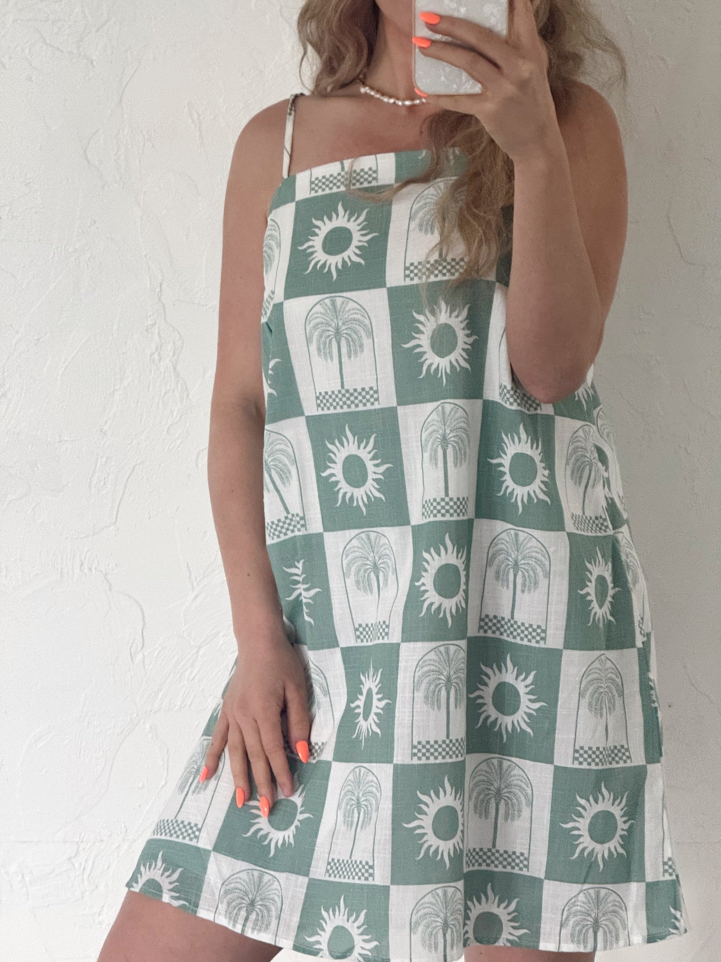 By Frankie Sage Sun & Palm Dress – Pre-Loved (Size L) new with tags