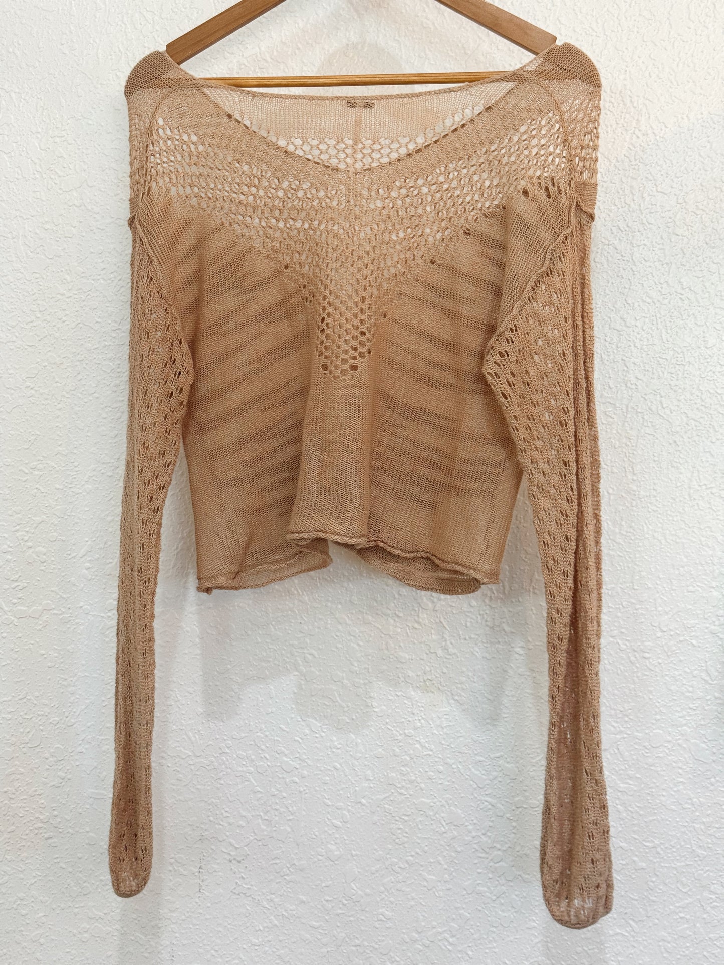 Free People Textured Knit Pullover – Size Small