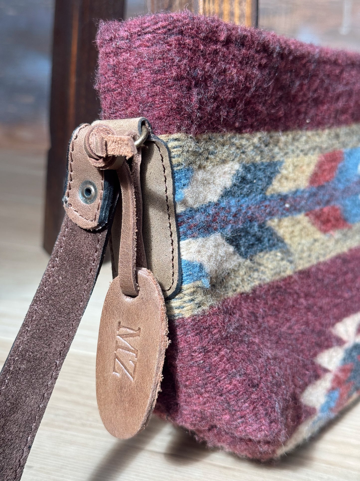 MZ Crimson & Feather Zapotec Crossbody Bag