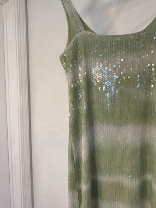 Caroline Constas Sage Sequin Midi Dress – NWT, Size Small