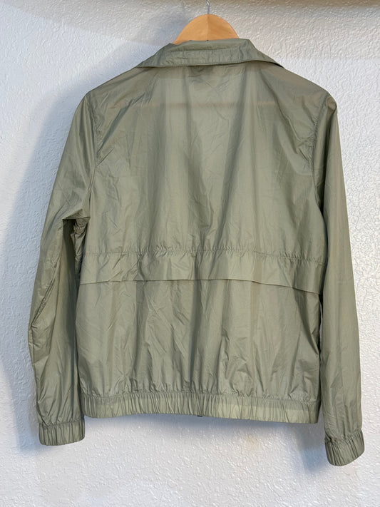 Columbia Green Zip-Up Windbreaker – Size M
