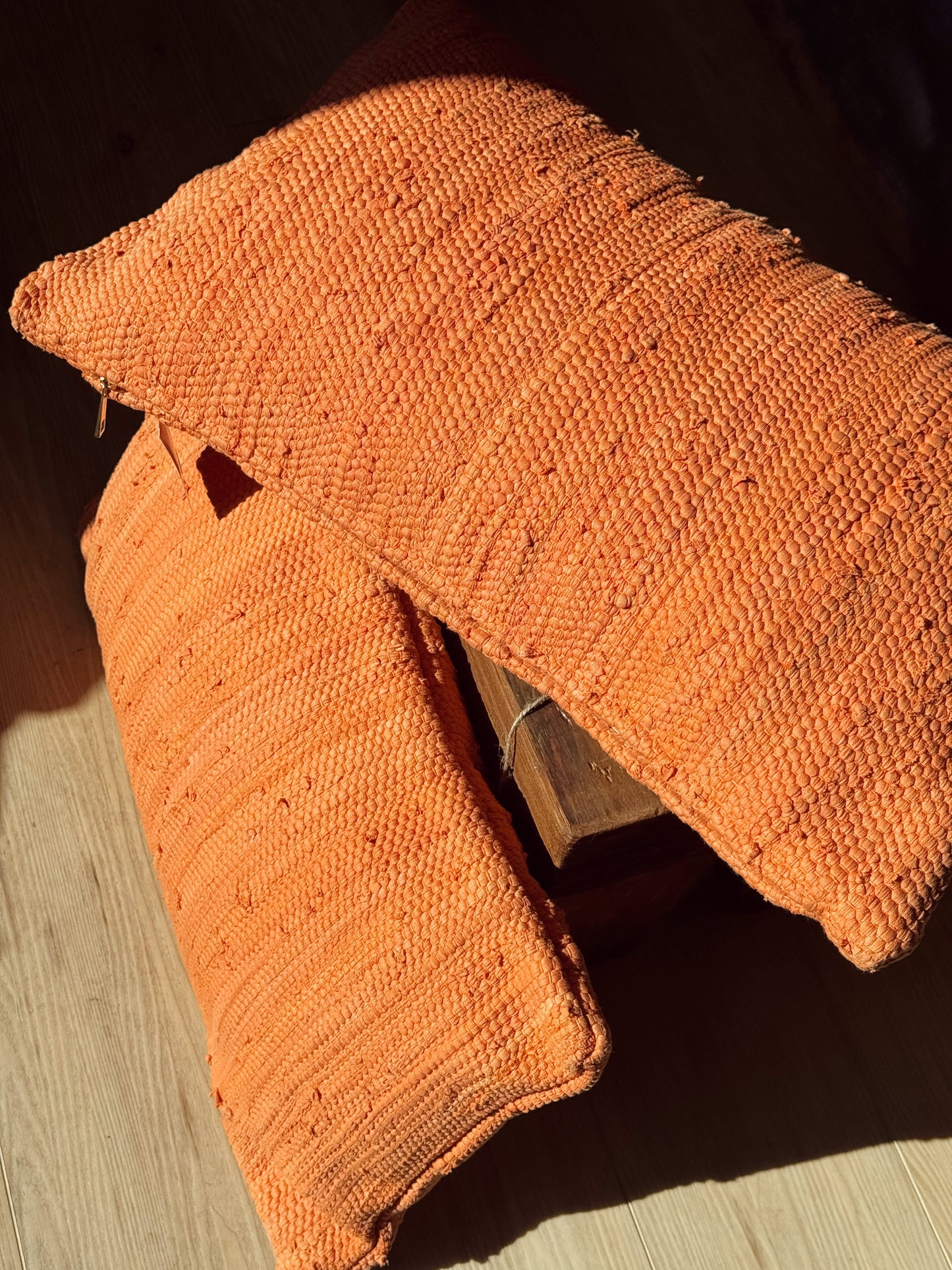 Chindi Rag Rug Pillow Cover