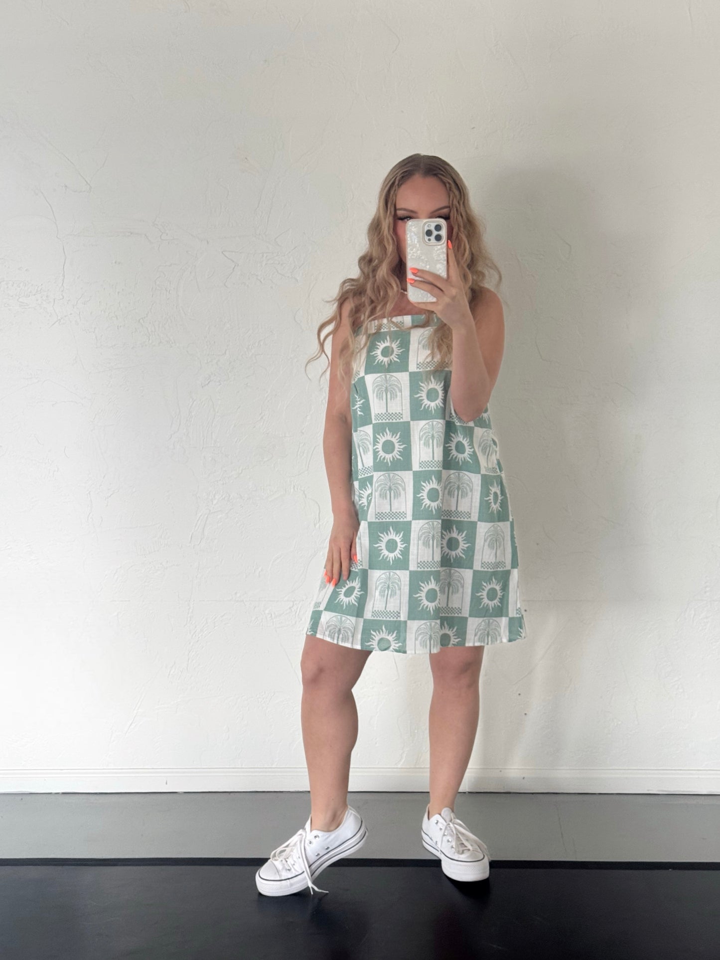 By Frankie Sage Sun & Palm Dress – Pre-Loved (Size L) new with tags