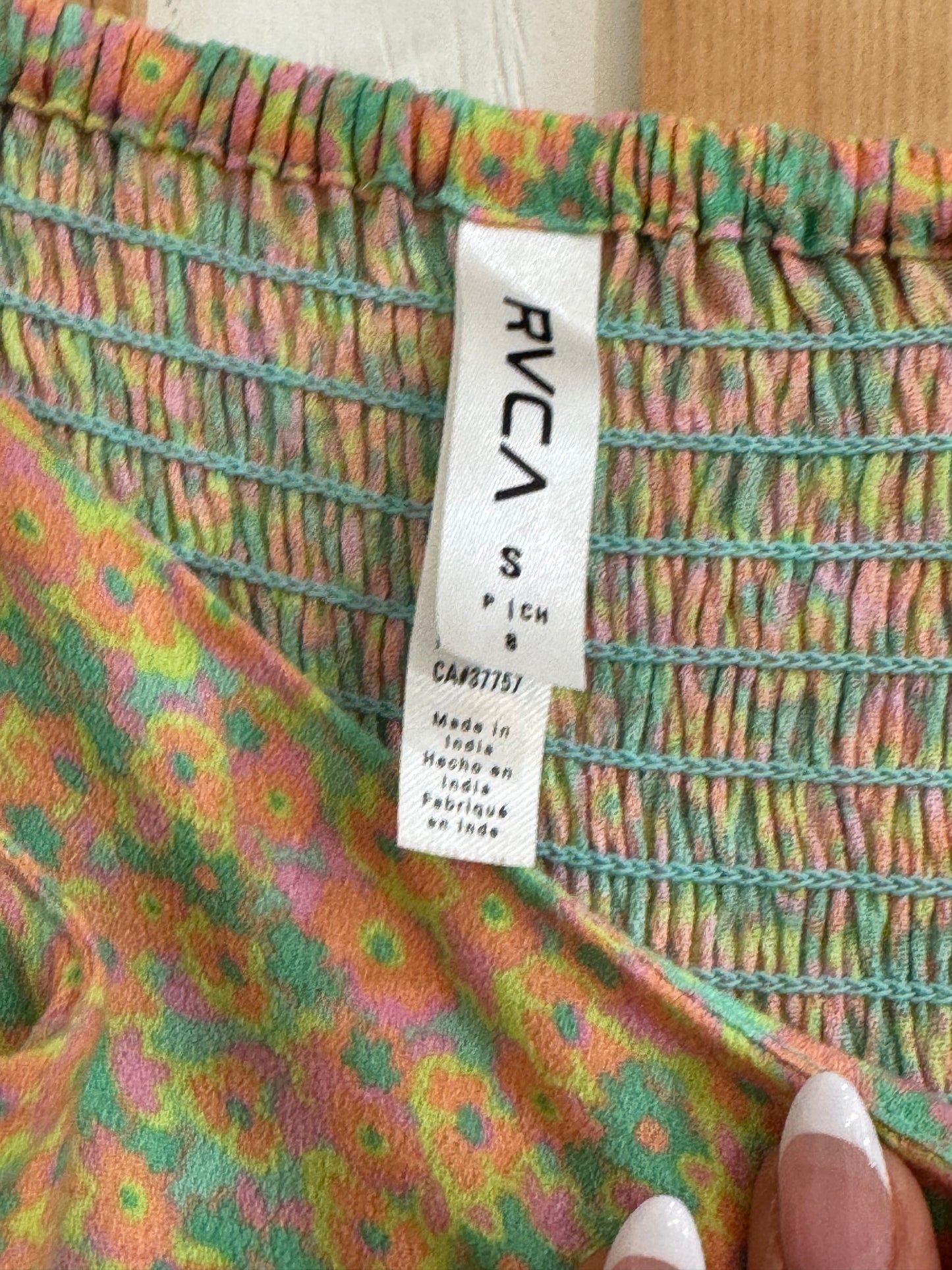 RVCA Floral Slit Midi Dress – NWT, Size Small