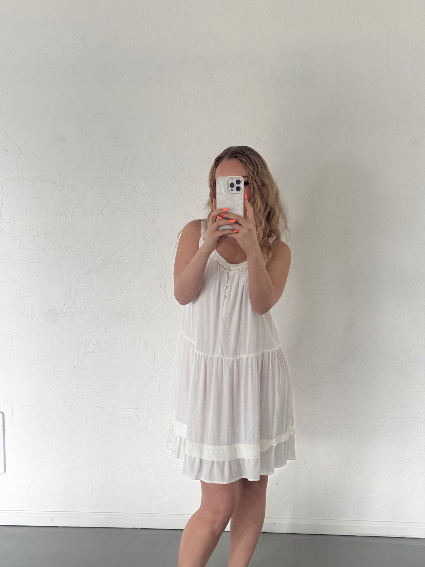 White Wild Fable Dress – Pre-Loved (Size M)