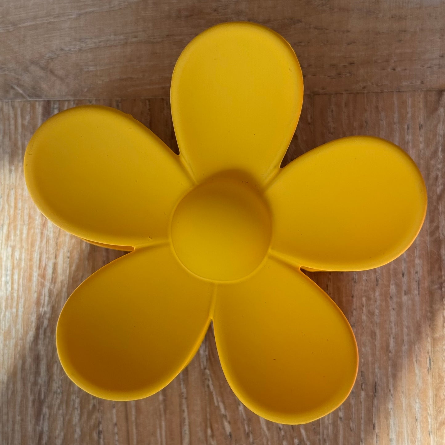 Yellow Bloom Flower Claw Clip