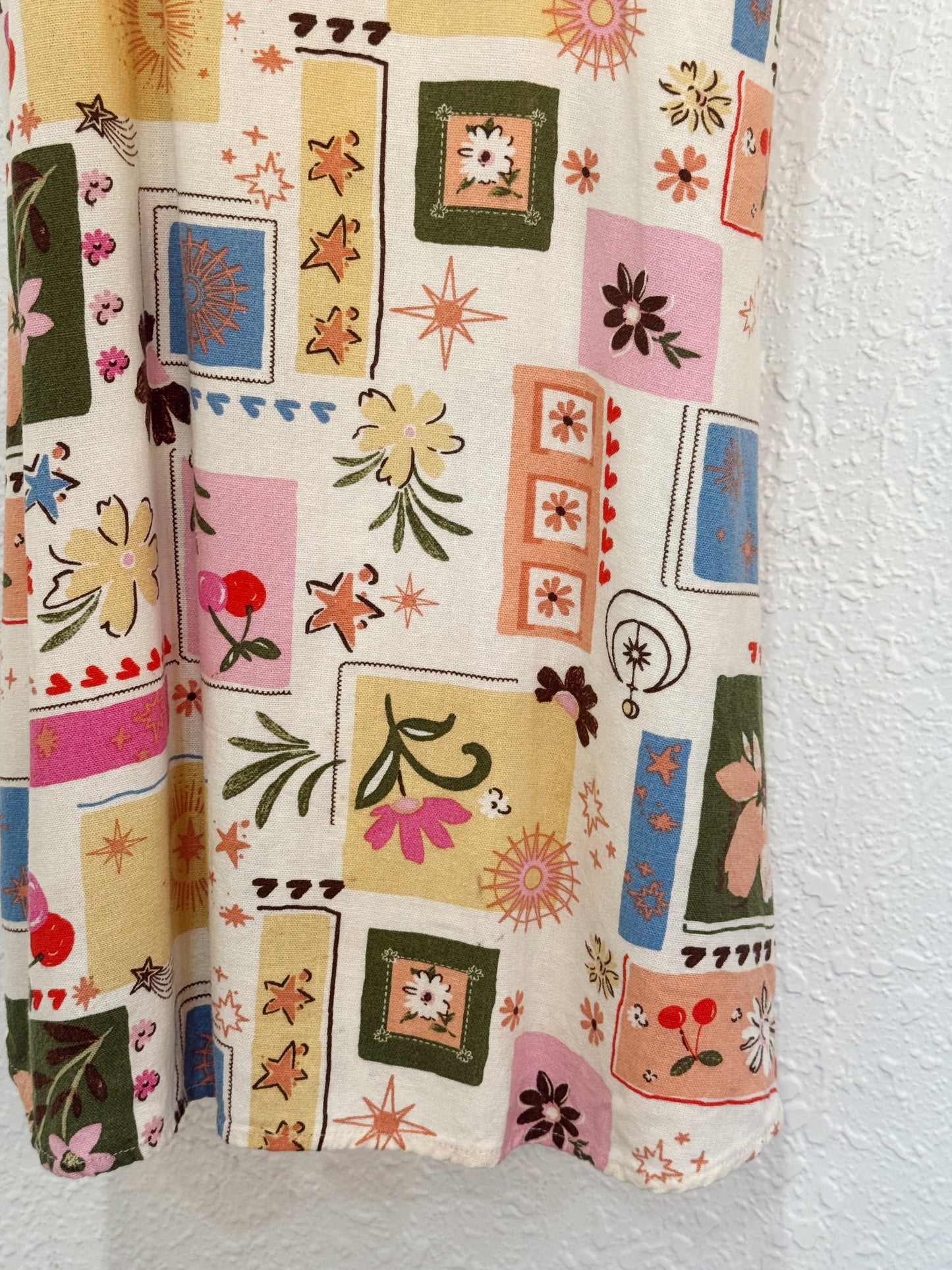Monteau Floral Patchwork Sundress – XS