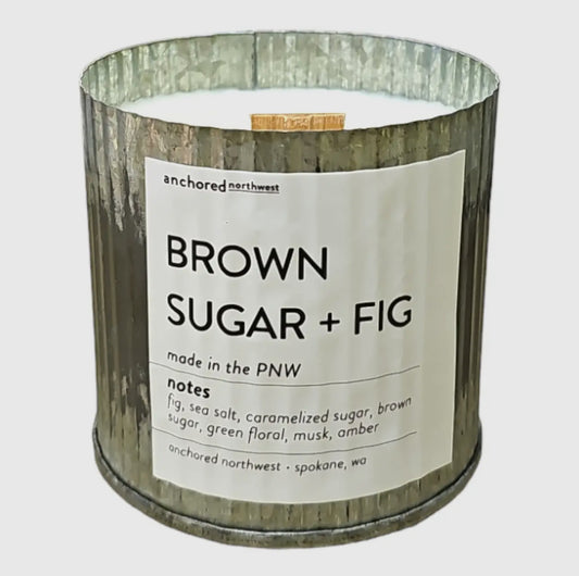 Brown Sugar + Fig Candle by Anchored Northwest