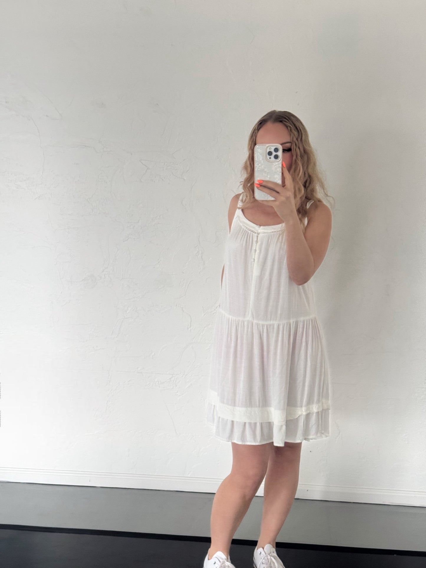White Wild Fable Dress – Pre-Loved (Size M)