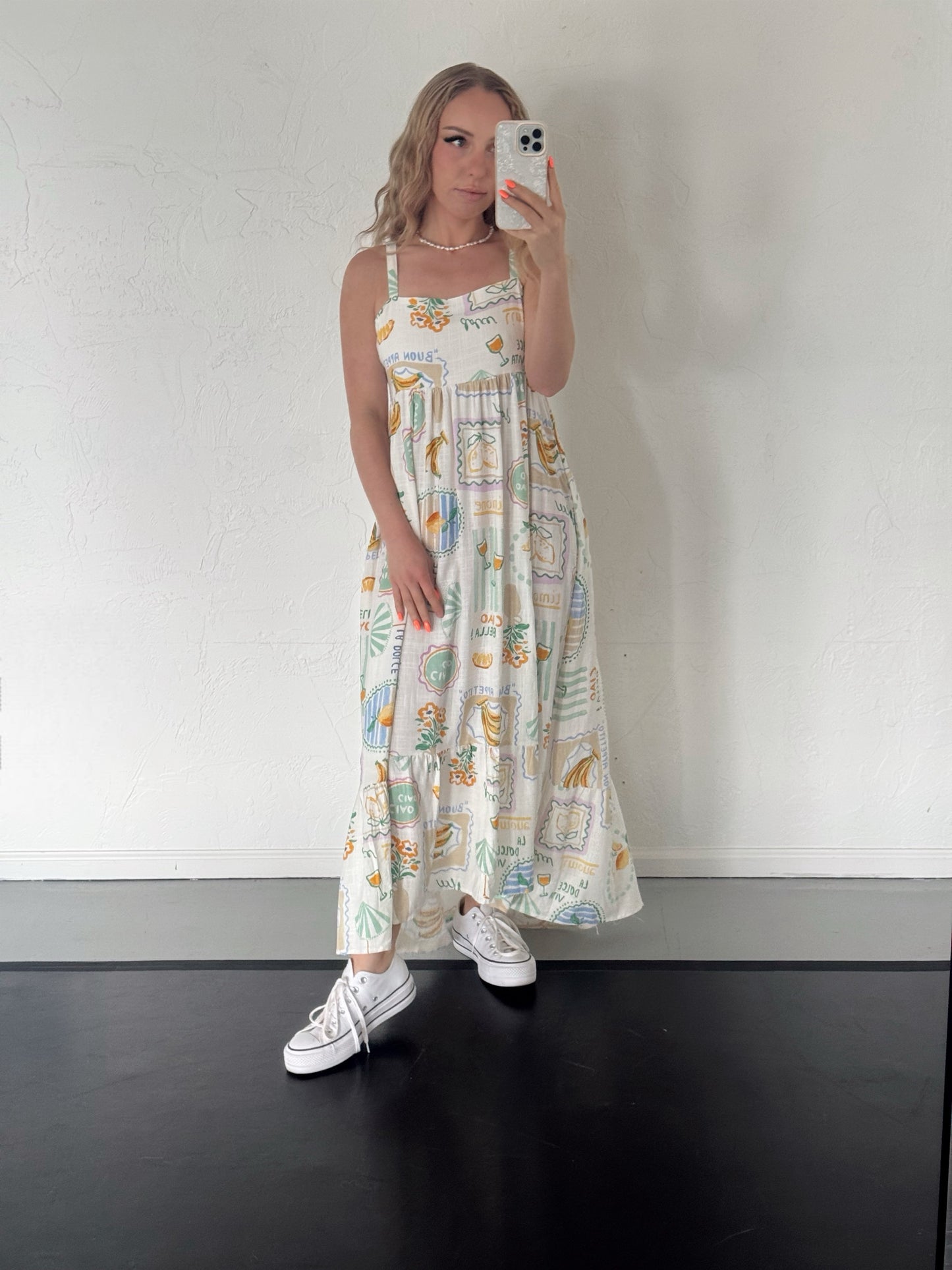 La Dolce Vita Linen Dress – Paper Heart (NWT, Size Small)
