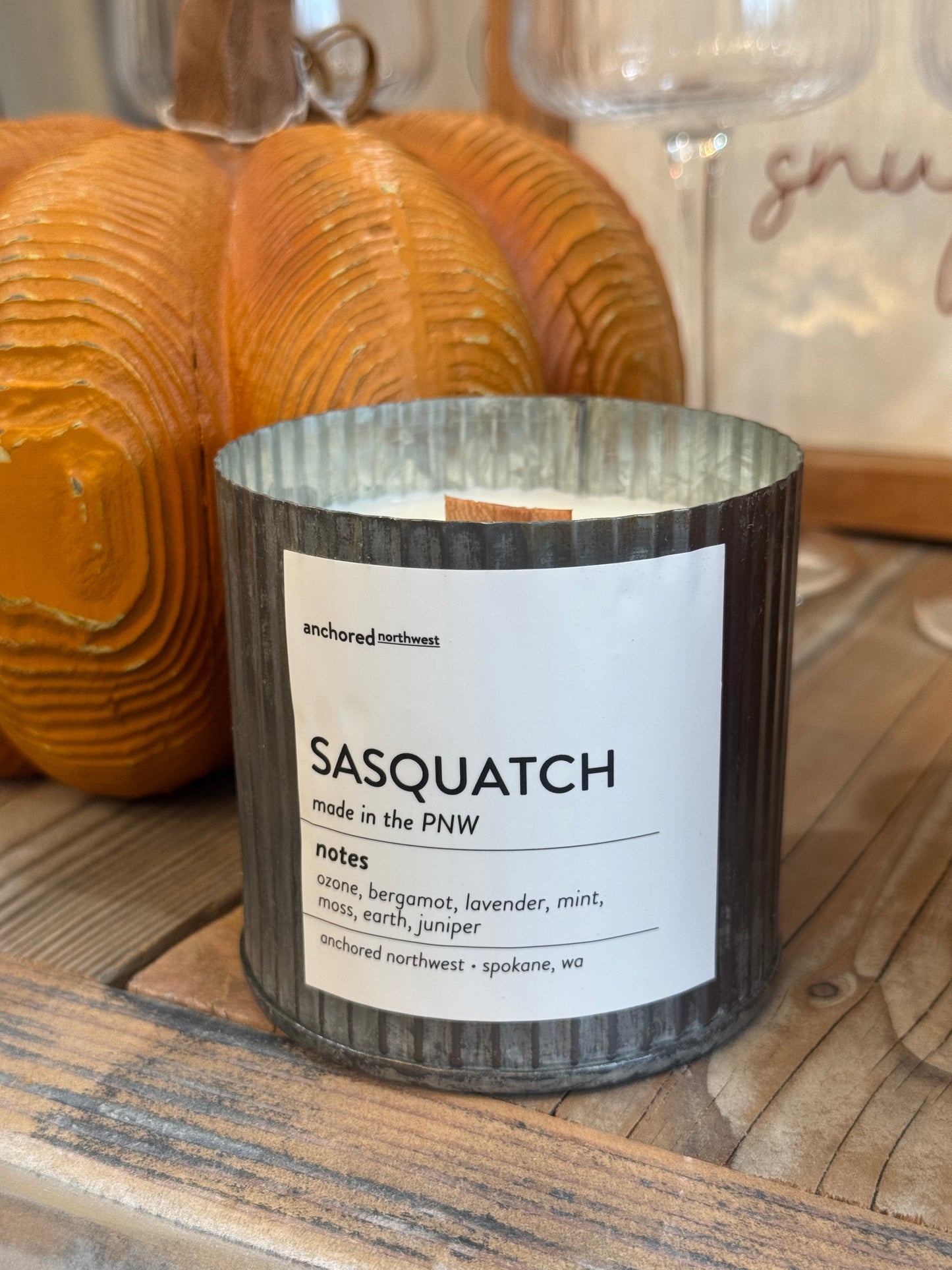 Sasquatch Candle by Anchored Northwest