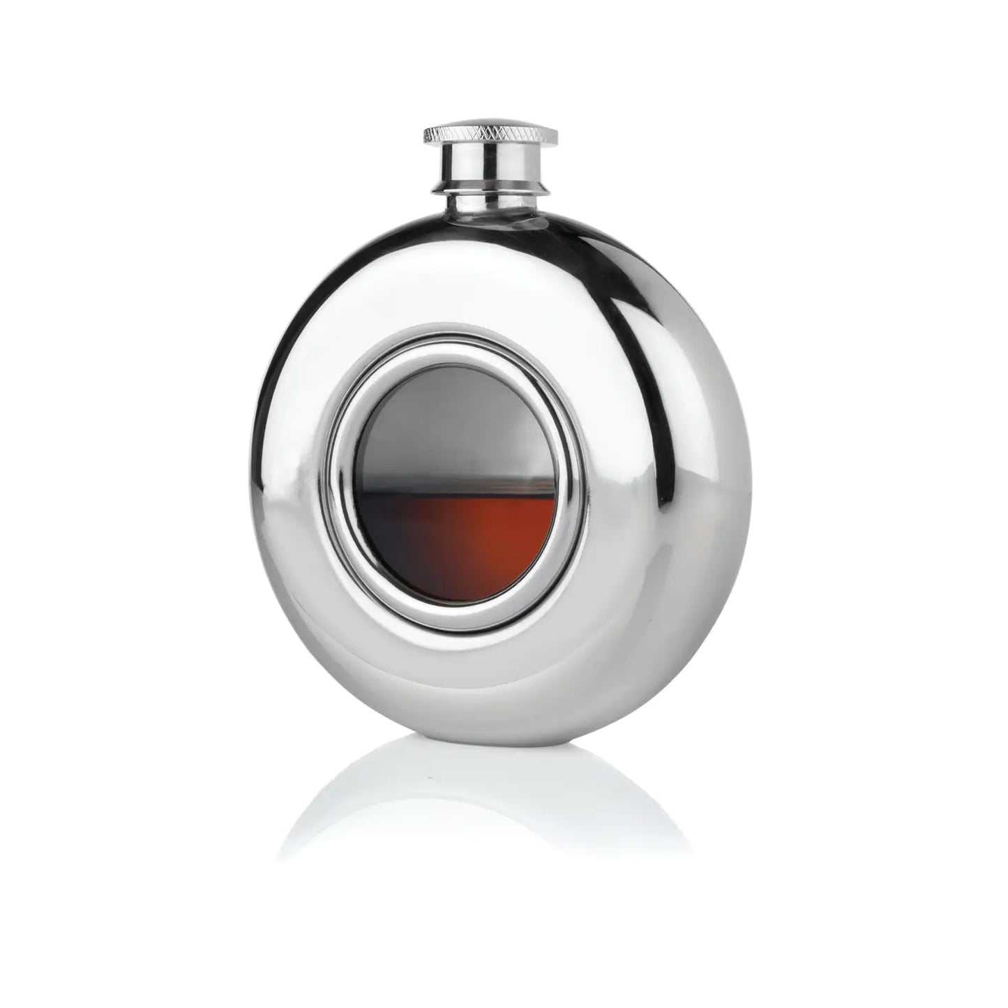 Stainless Steel Flask with Porthole Window | 5 oz by Vicki