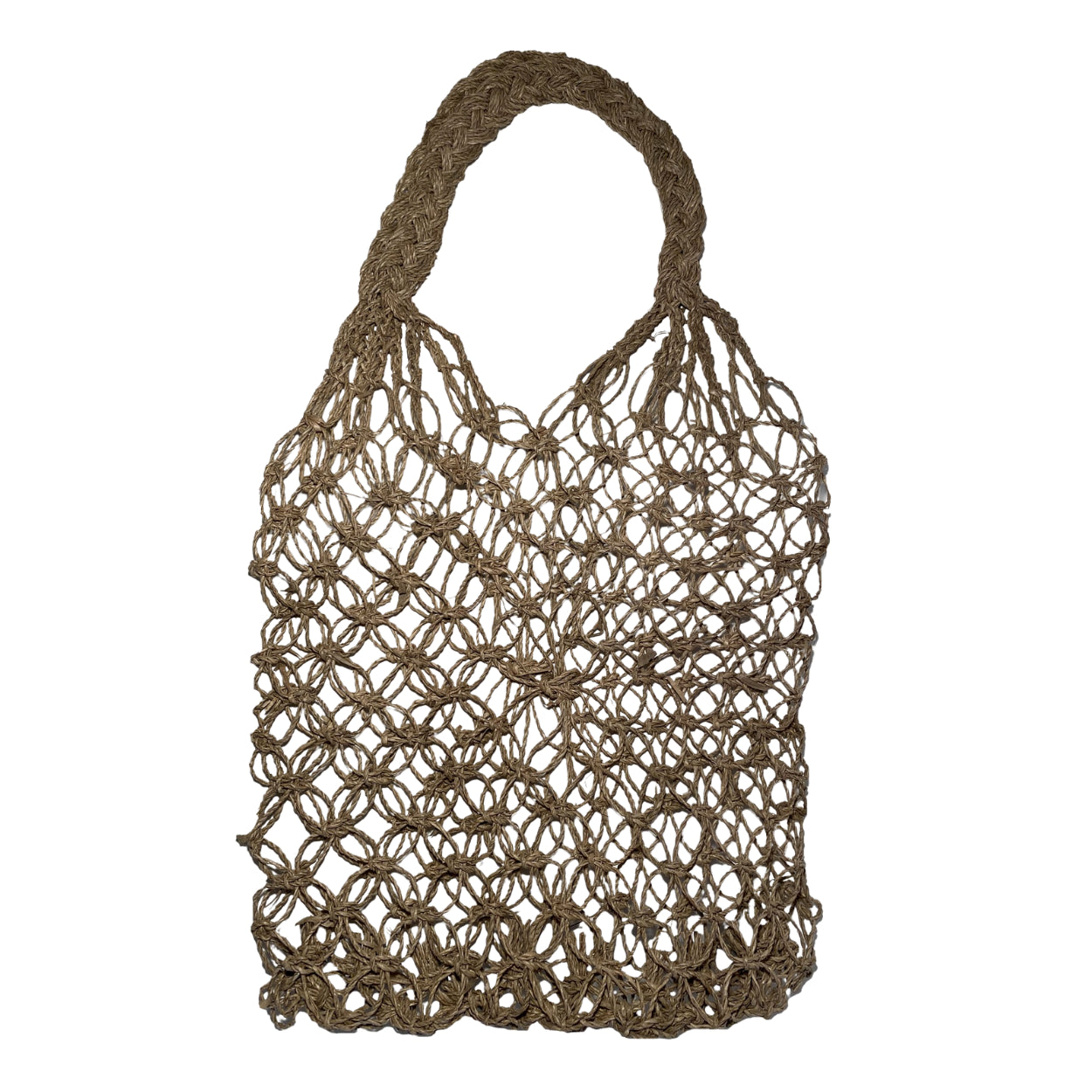 Soeji Raffia String Bag Handwoven Reusable Grocery Bag JEMARI – Word Of  Mouth Home Decor