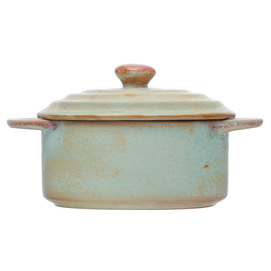 Stoneware Mini Baker with Reactive Glaze | Creative Co-Op