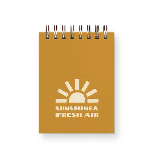 Small Sunshine Pocket Journal – 3” x 4” | Ruff House Print Shop