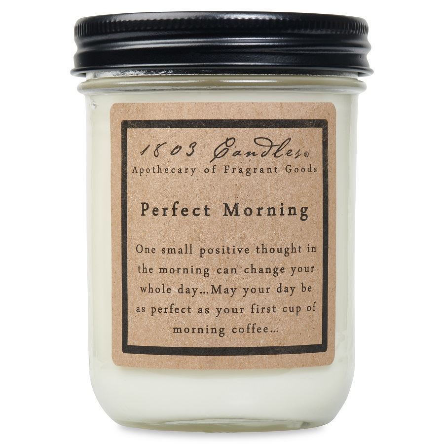 PERFECT MORNING - 14OZ JAR CANDLE by 1803 Candles