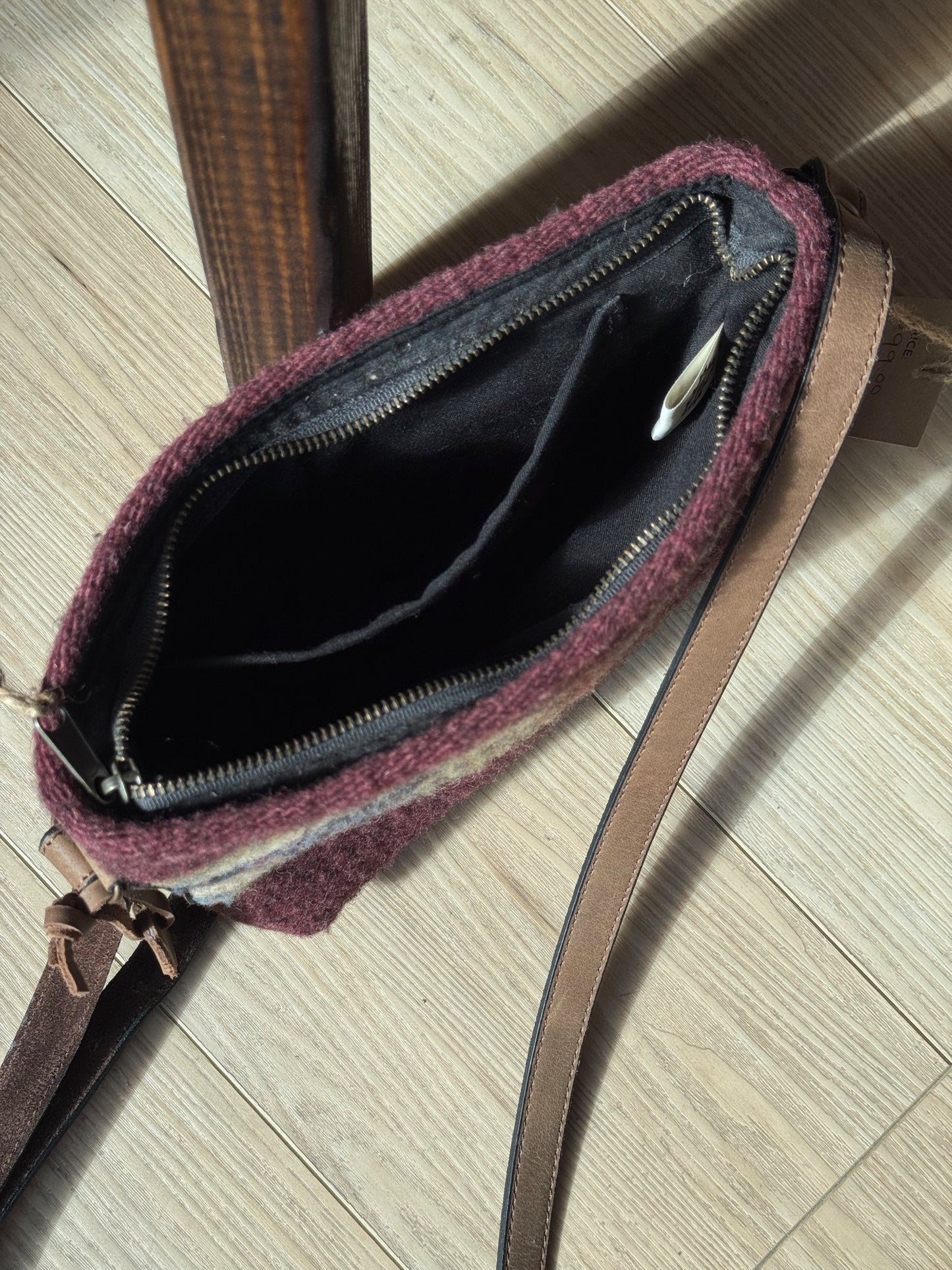 MZ Crimson & Feather Zapotec Crossbody Bag