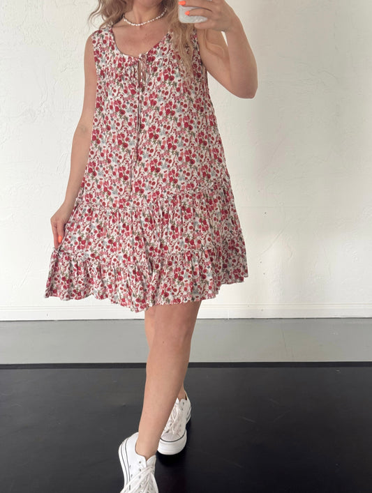 Blush Bloom Bow Dress | Easel (Size L) Pre-loved