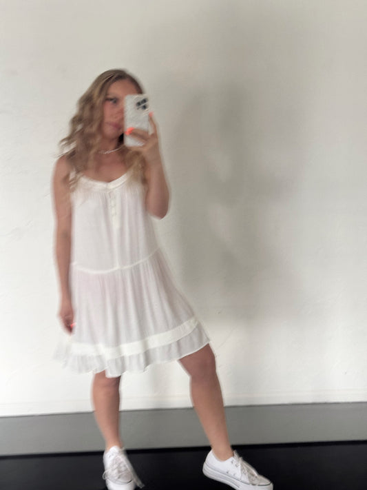 White Wild Fable Dress – Pre-Loved (Size M)
