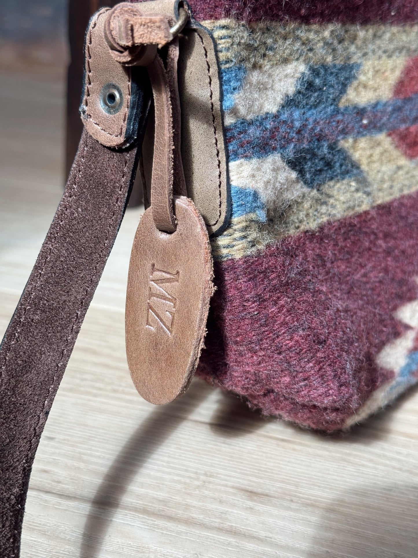 MZ Crimson & Feather Zapotec Crossbody Bag