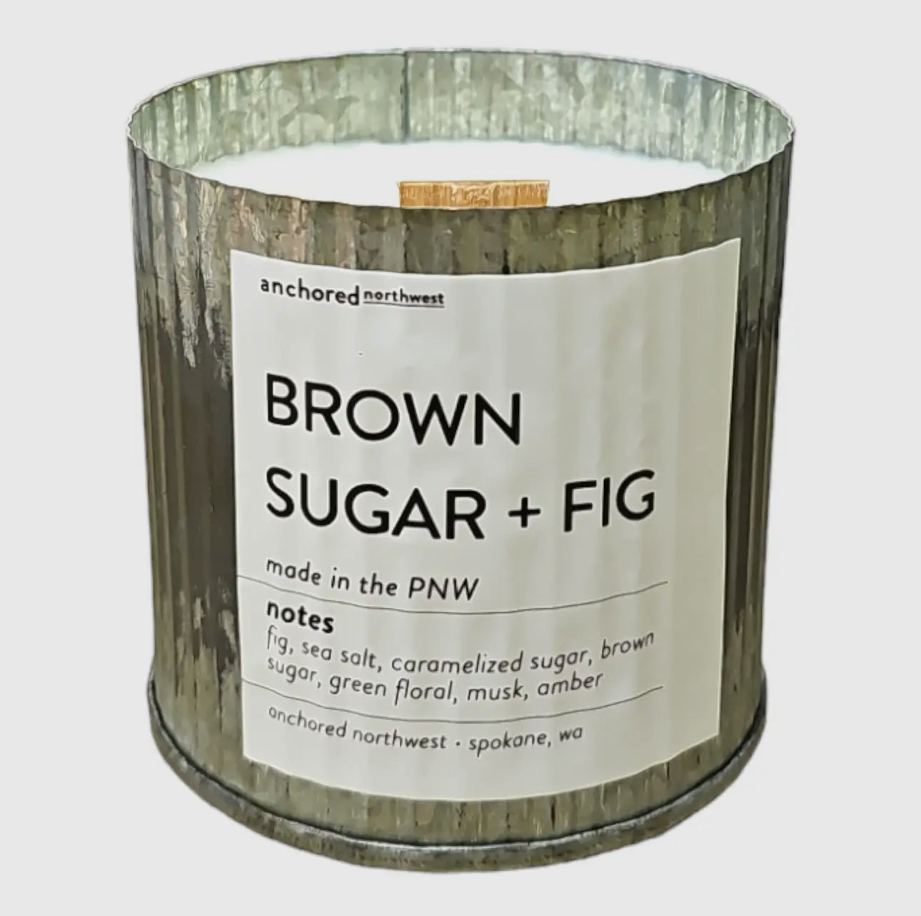Brown Sugar + Fig Candle by Anchored Northwest