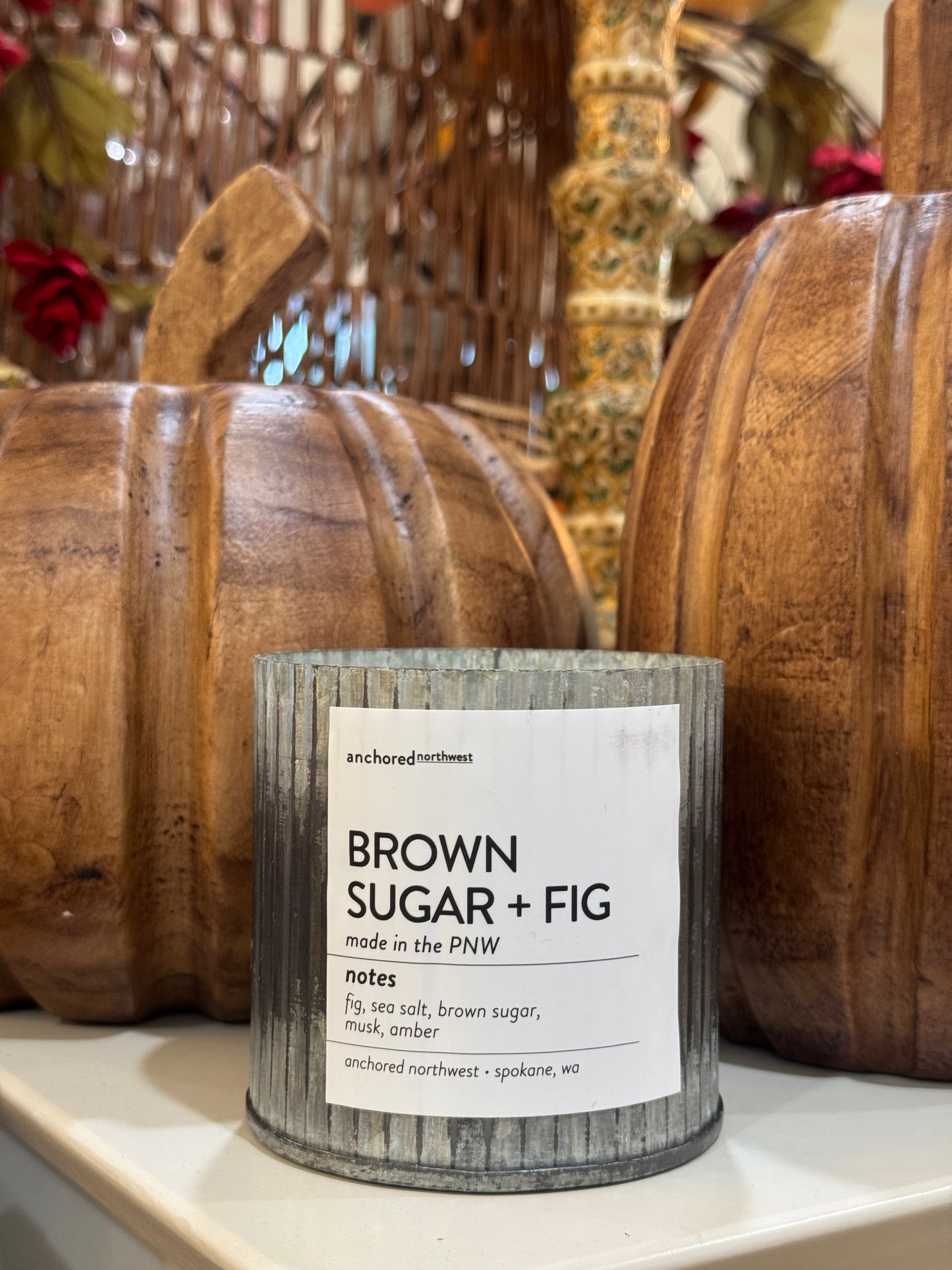 Brown Sugar + Fig Candle by Anchored Northwest