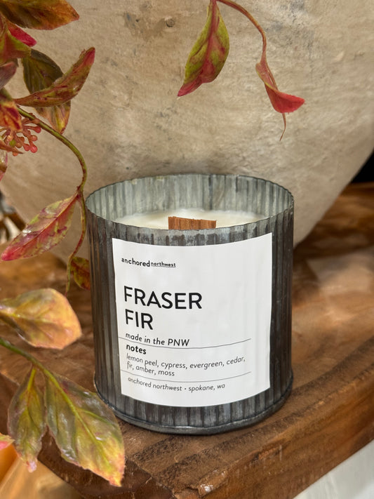 Fraser Fir Candle by Anchored Northwest