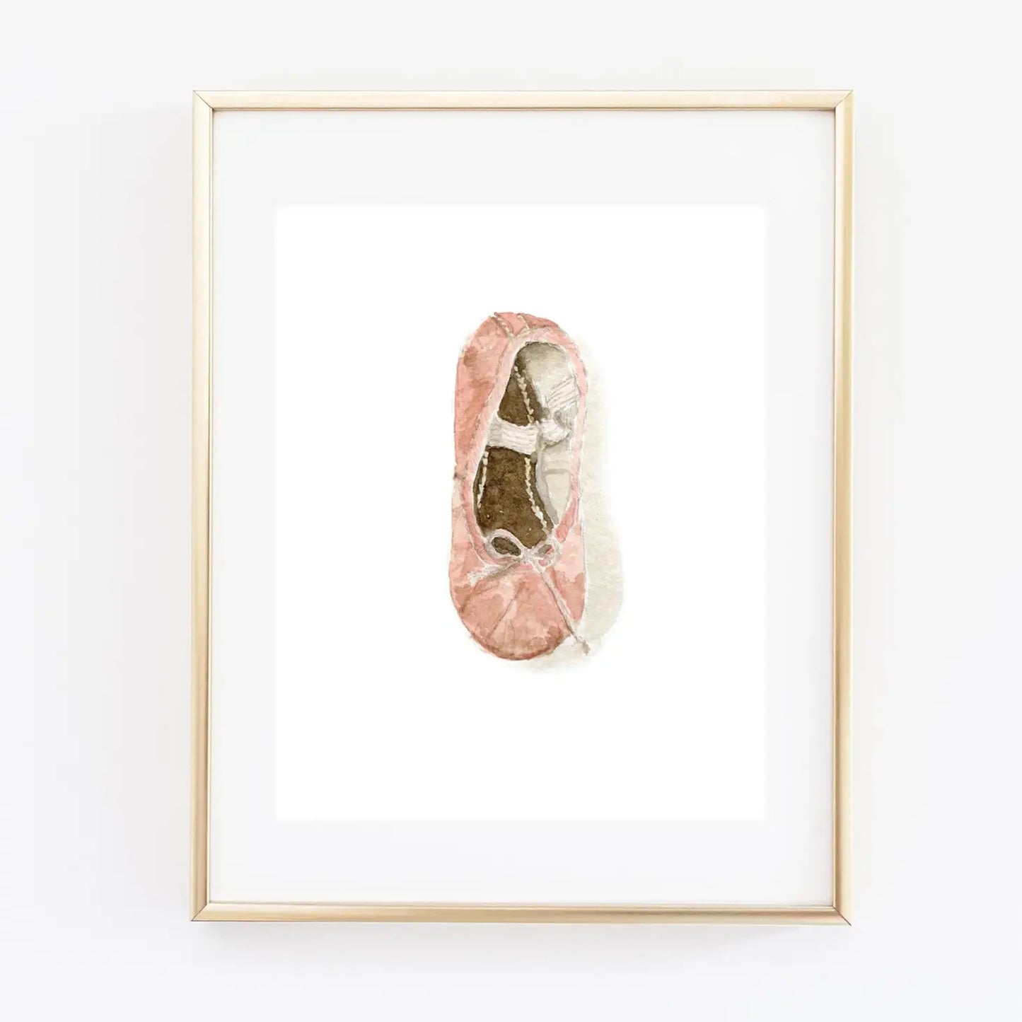 Ballet Shoe Art Print by Emily Lex