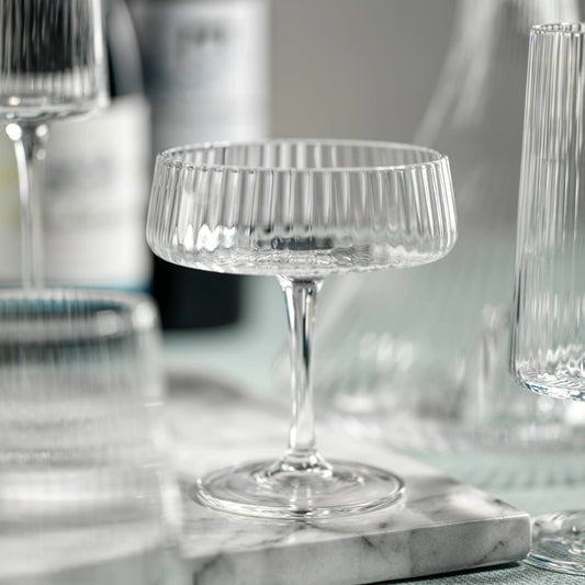 Zodax - Fluted Martini Glass