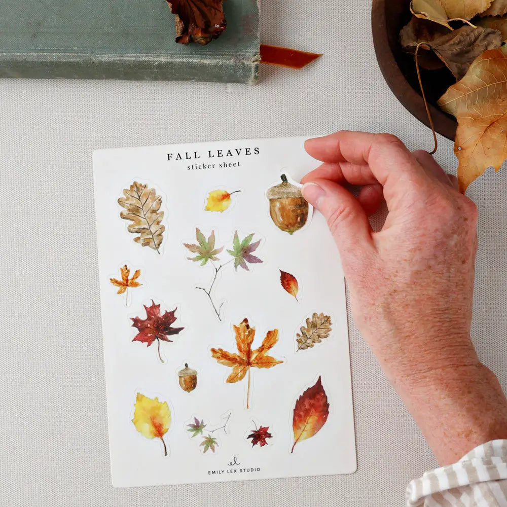 Autumn Sticker Sheets by Emily Lex