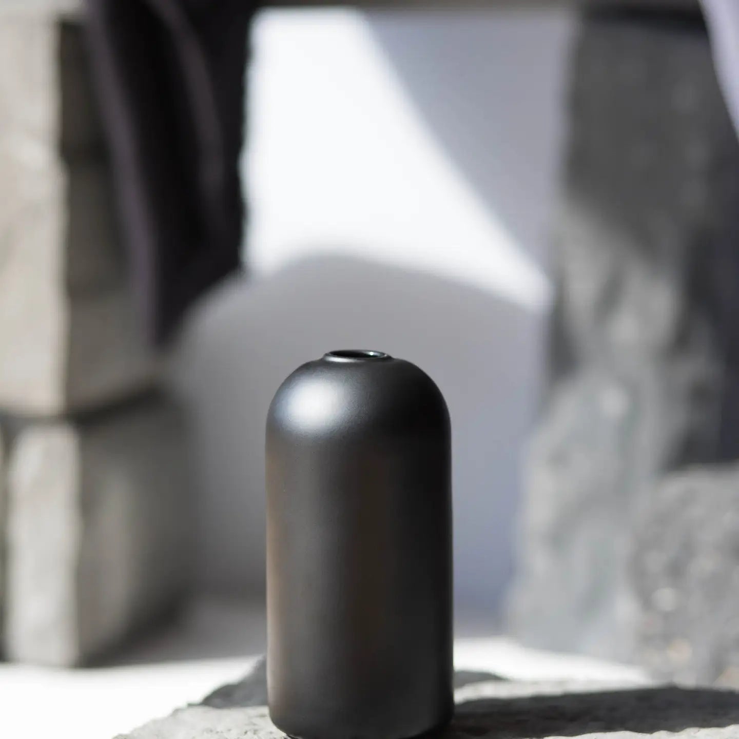 Wylie Black Vase By Everlasting Candle Co.