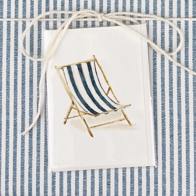 Beach Chair Mini Notecard
