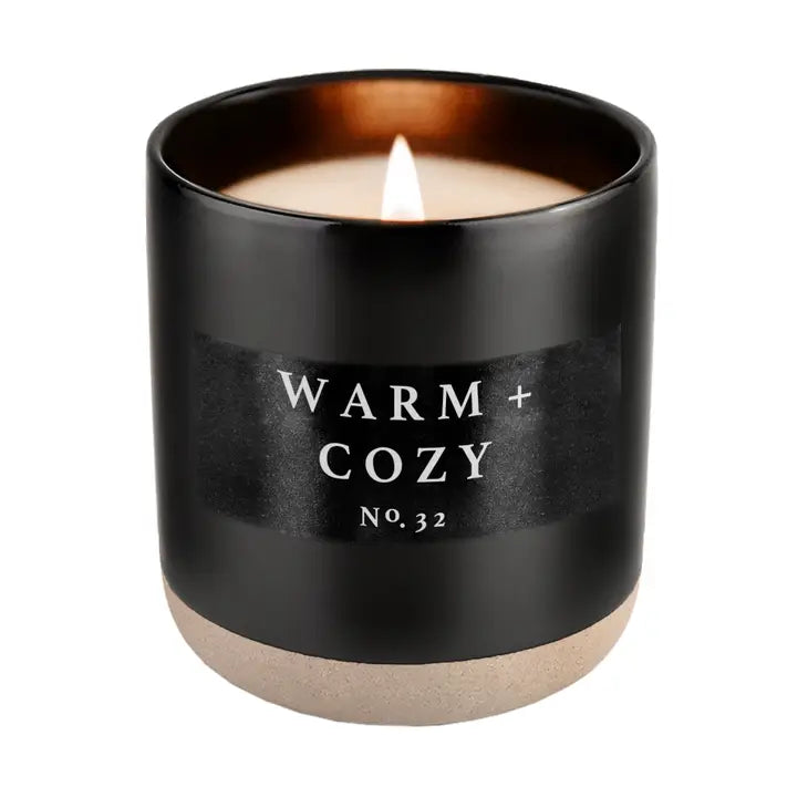 Warm and Cozy 12 oz Soy Candle