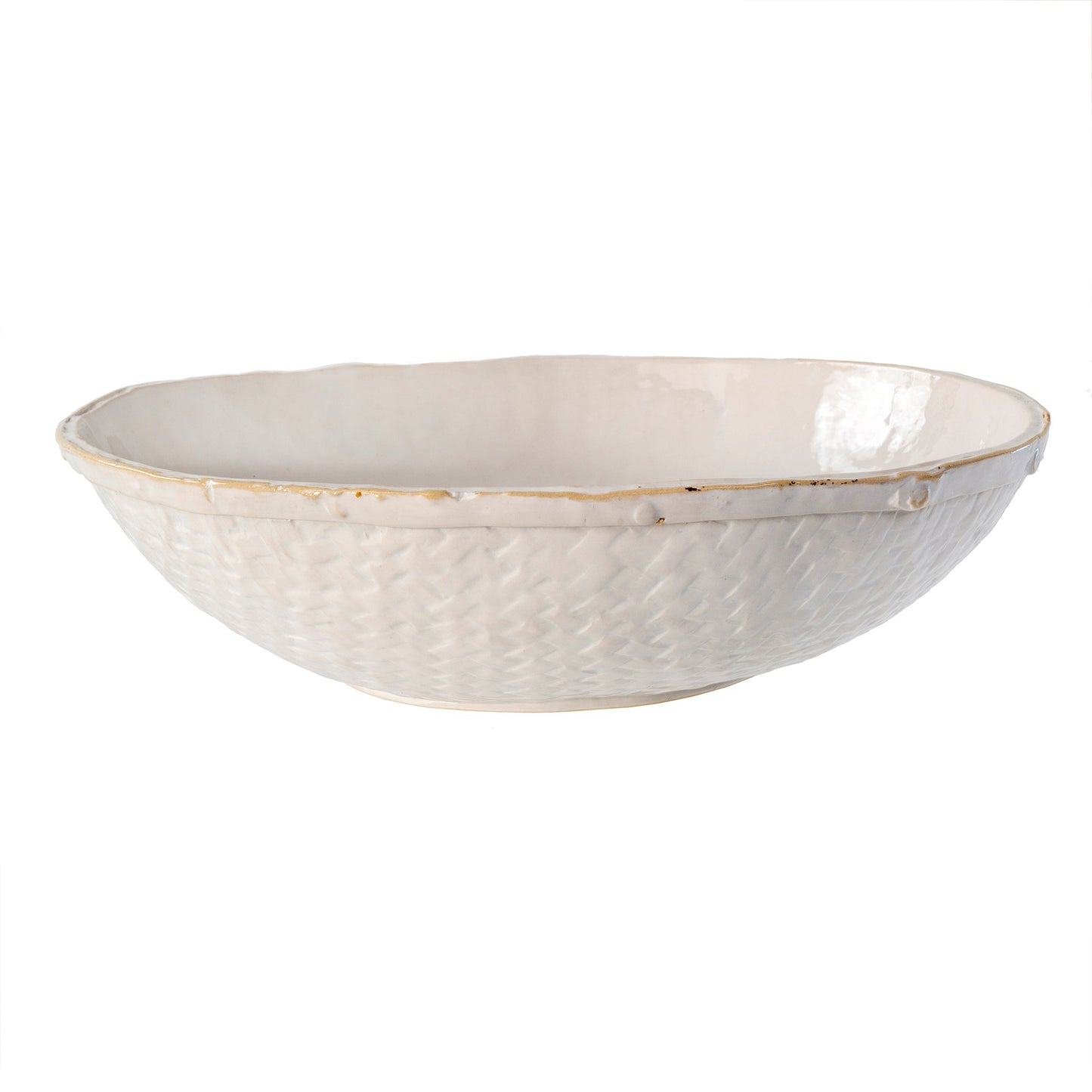 Indaba-Basket Weave Serving Bowl Large