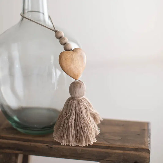 Foreside - Hazel Heart Tassel